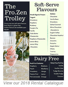 Servers With A Smile - Mobile Frozen Yogurt Trolley